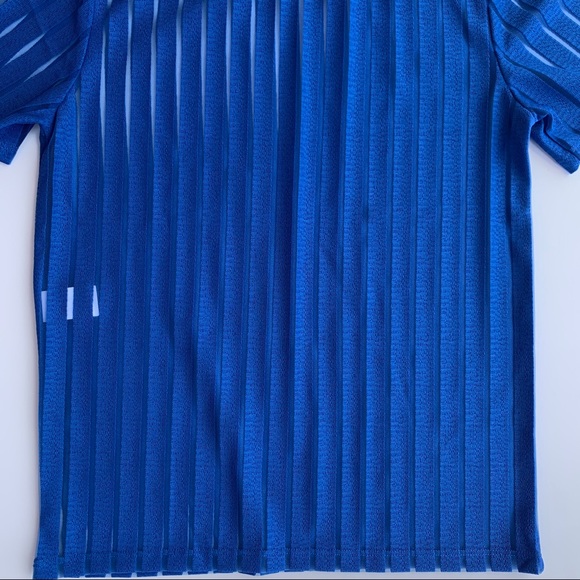 Zara Blue See Through Shirt - Picture 7 of 7